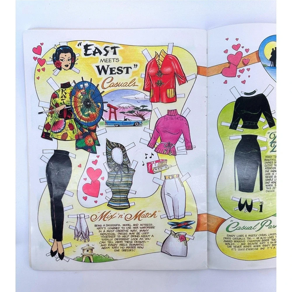 Archie Comics Katy Keene Romance Paper Dolls Bill Woggon 1997 Randy Van Ronson